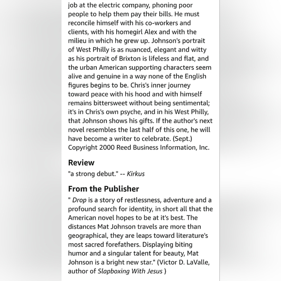 Drop By: Mat Johnson Bloomsbury Publish American Fiction Hardback Novel 218 Page - Picture 12 of 12